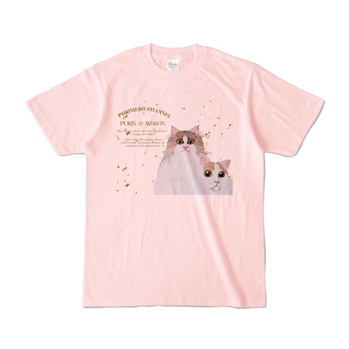 カラーTシャツ - S - ライトピンク (淡色)