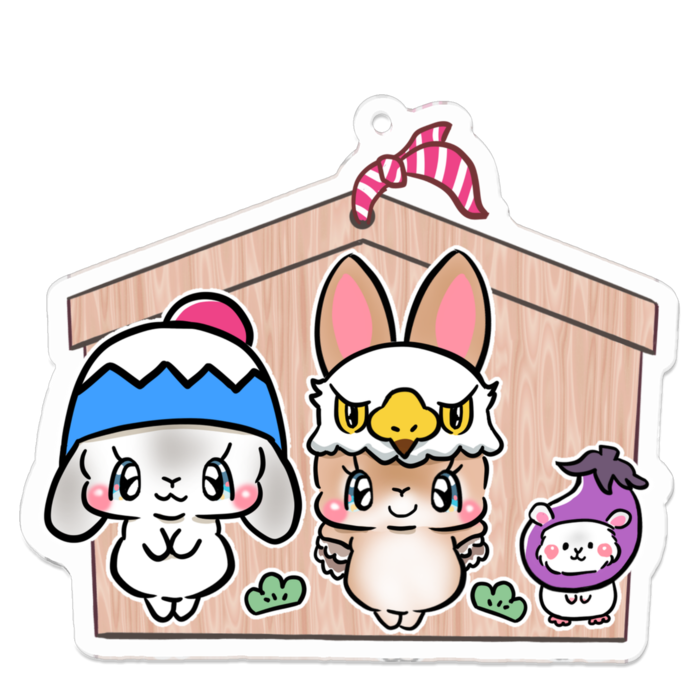 アクリルキーホルダー - 70 x 70 (mm)