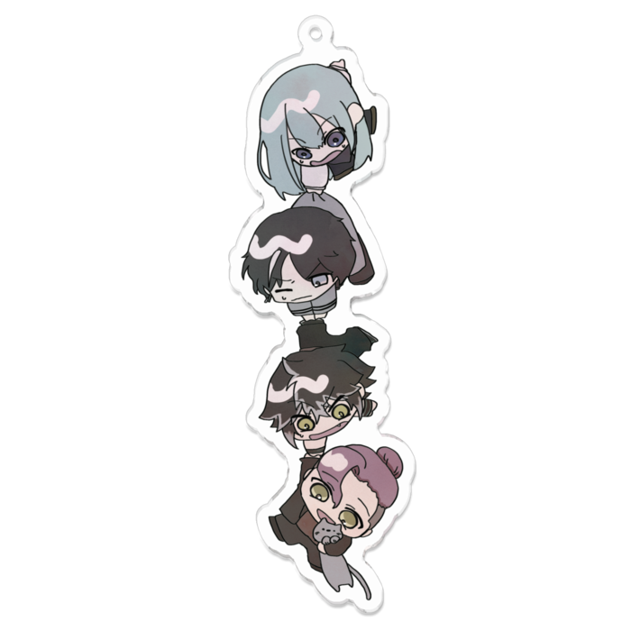 アクリルキーホルダー - 100 x 100 (mm)