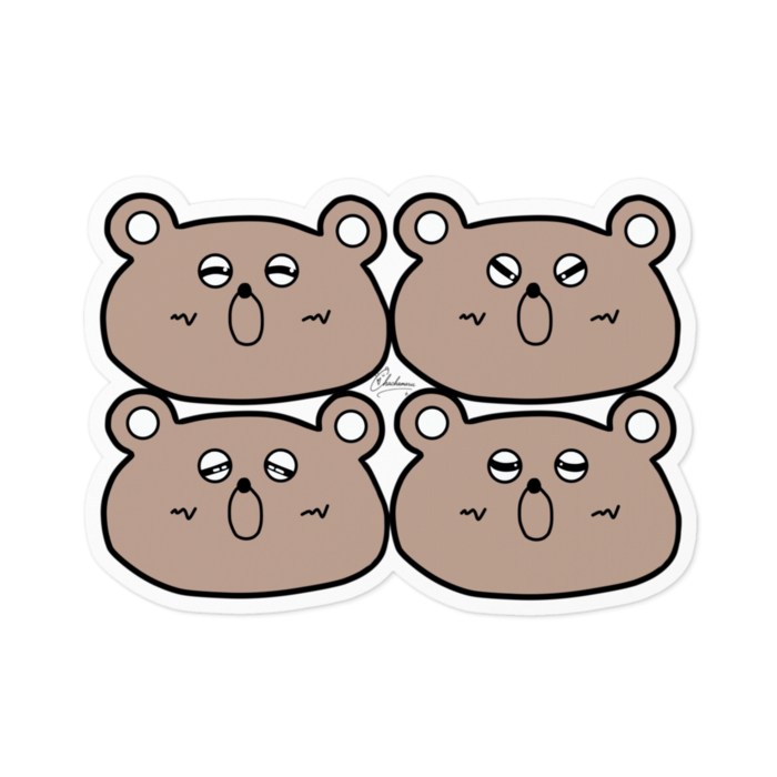 ステッカー - 100 x 100 (mm)