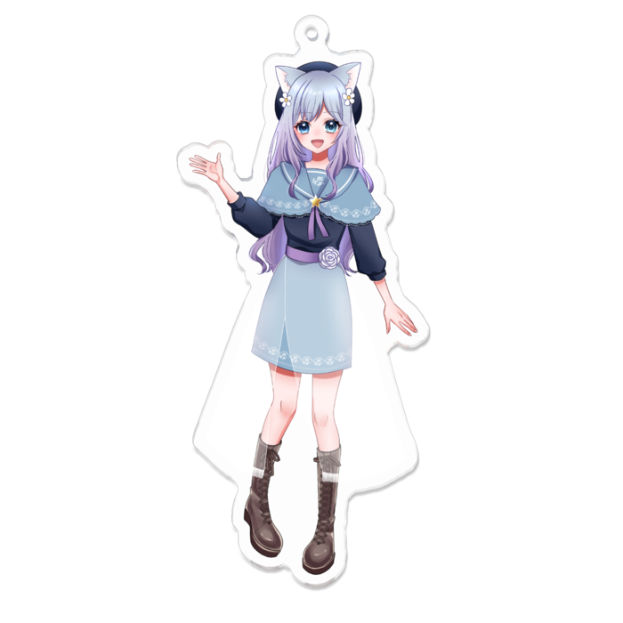 アクリルキーホルダー - 100 x 100 (mm)