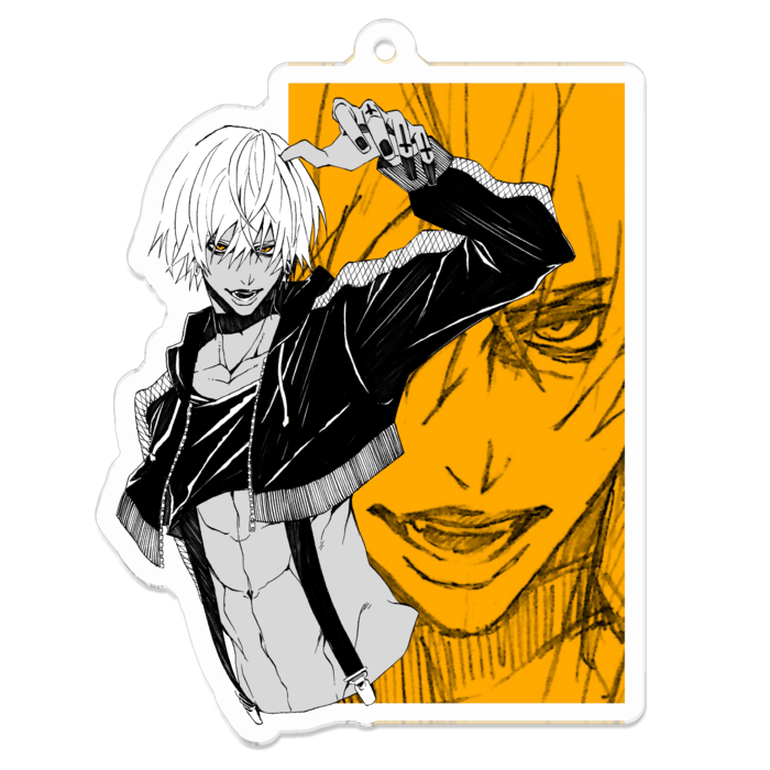 アクリルキーホルダー - 70 x 70 (mm)