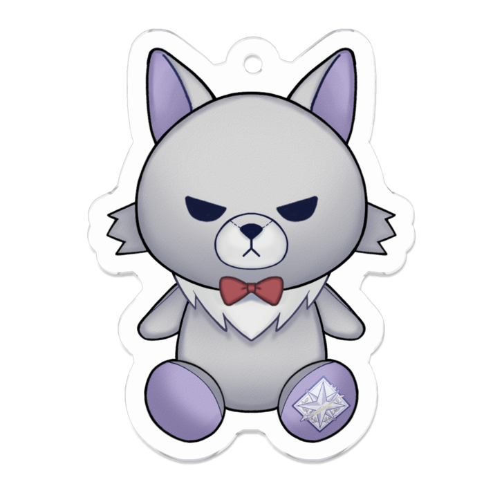 アクリルキーホルダー - 50 x 50 (mm)