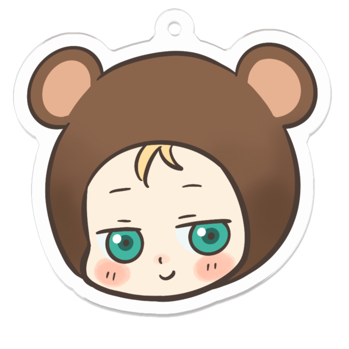 アクリルキーホルダー - 50 x 50 (mm)