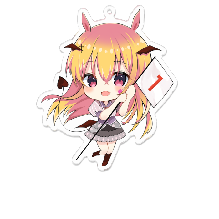 アクリルキーホルダー - 100 x 100 (mm)