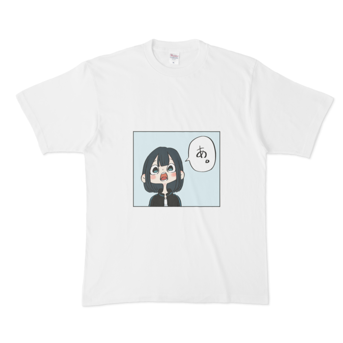 Tシャツ - XL - 白（表面）