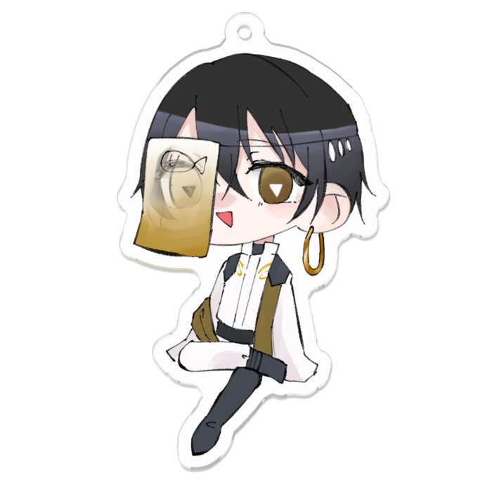 アクリルキーホルダー - 70 x 70 (mm)