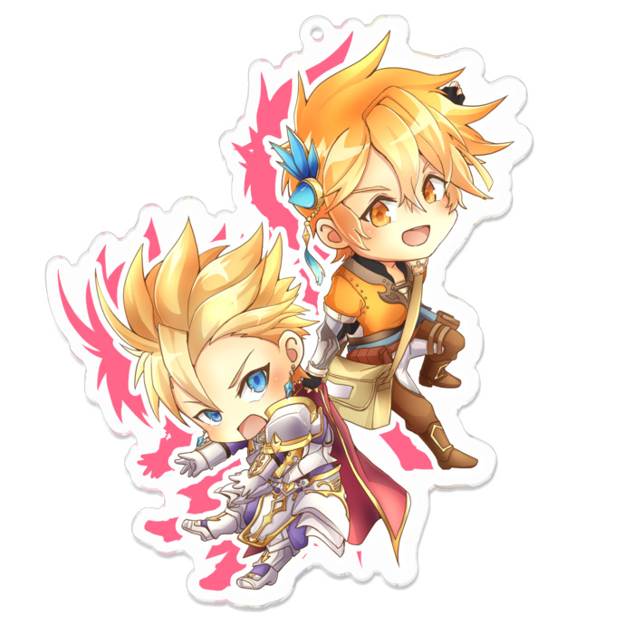 アクリルキーホルダー - 100 x 100 (mm)