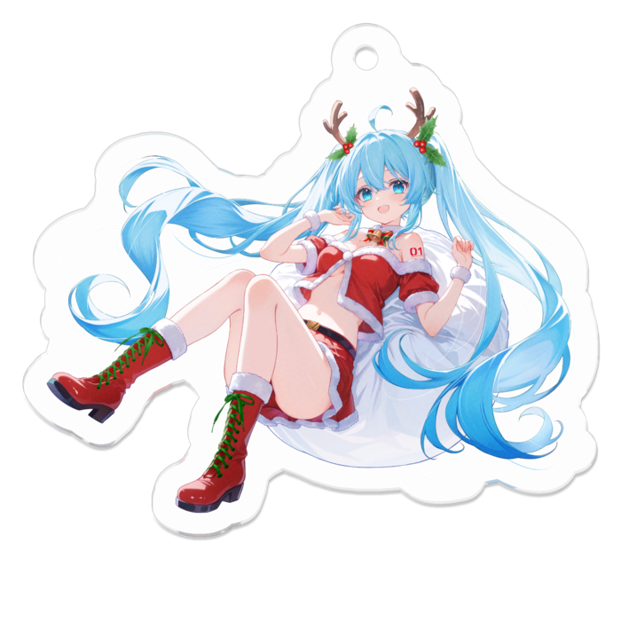 アクリルキーホルダー - 50 x 50 (mm)