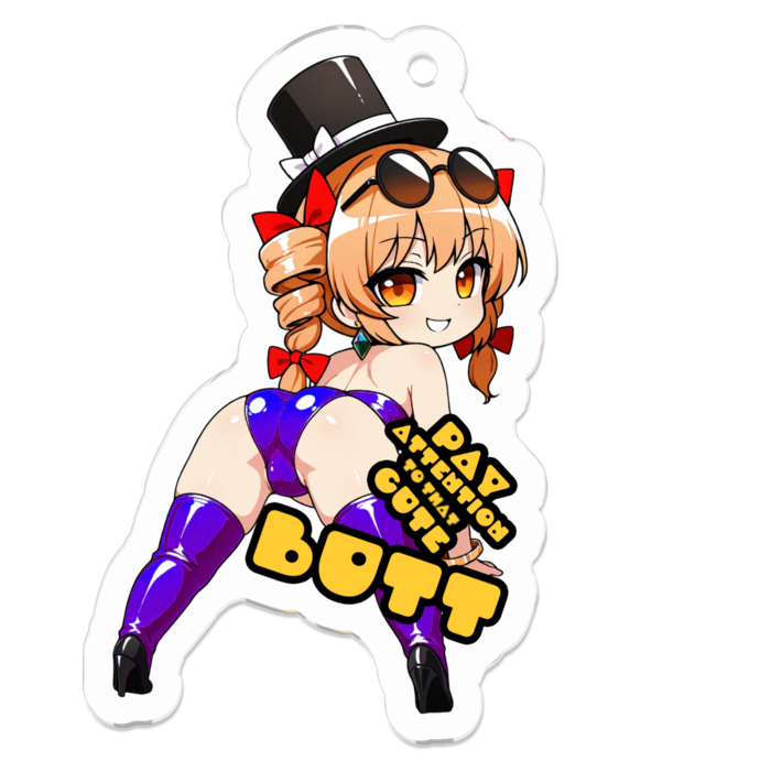 アクリルキーホルダー - 50 x 50 (mm)