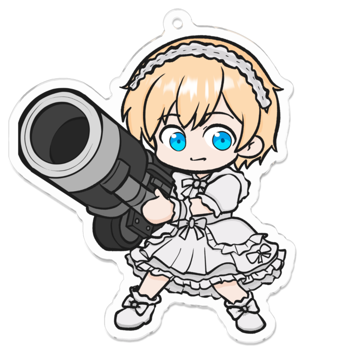 アクリルキーホルダー - 70 x 70 (mm)