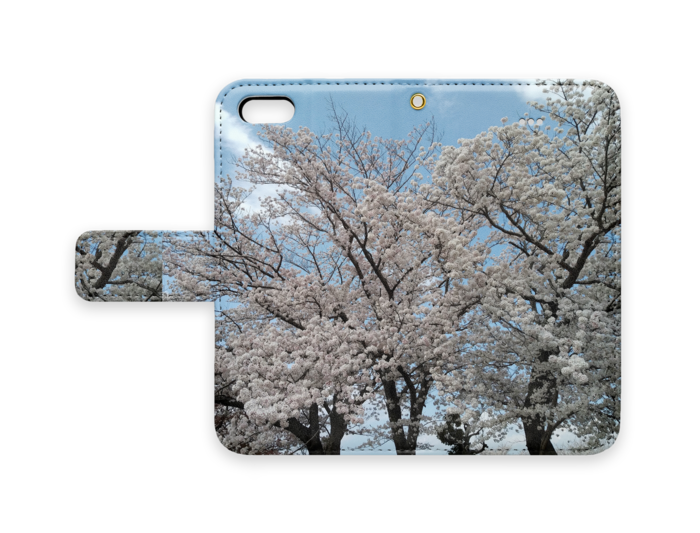 手帳型iPhoneケース - iPhone 5 / 5s / SE - ストラップ穴 あり