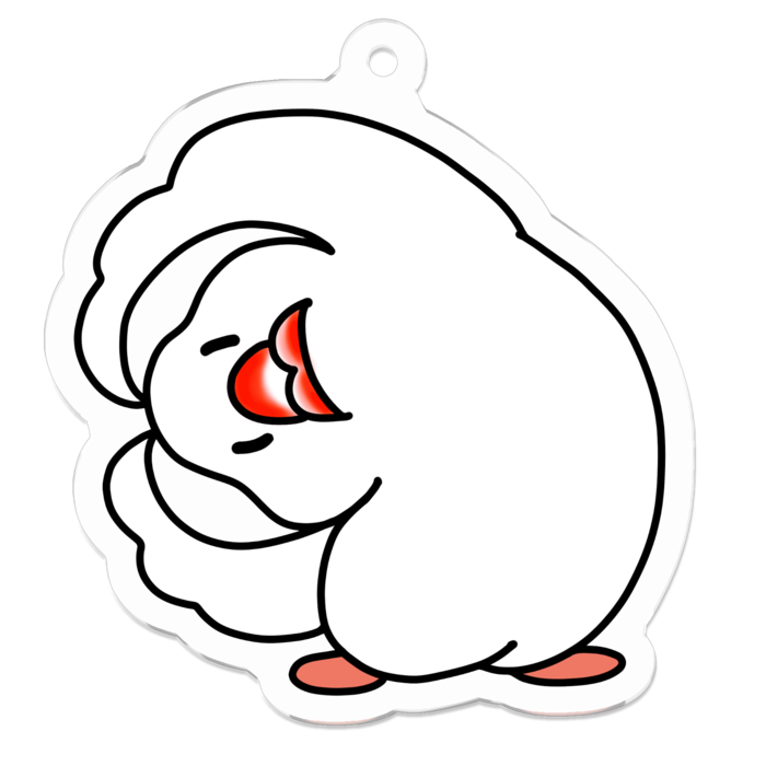アクリルキーホルダー - 50 x 50 (mm)