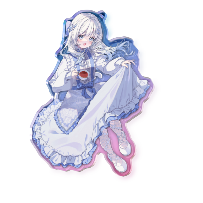 【カチューシャなし】オーロラアクキー 約10cm