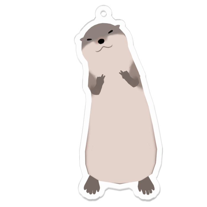 アクリルキーホルダーB - 70 x 70 (mm)