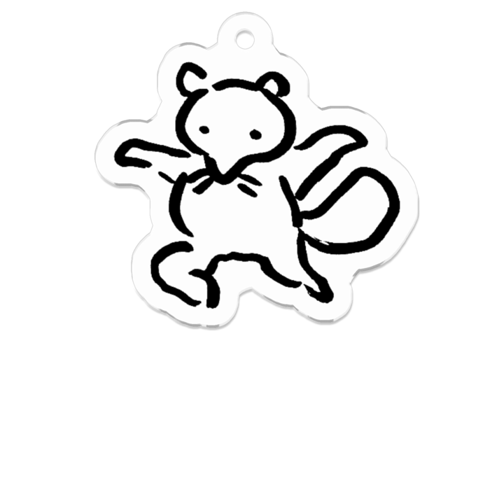 アクリルキーホルダー - 50 x 50 (mm)