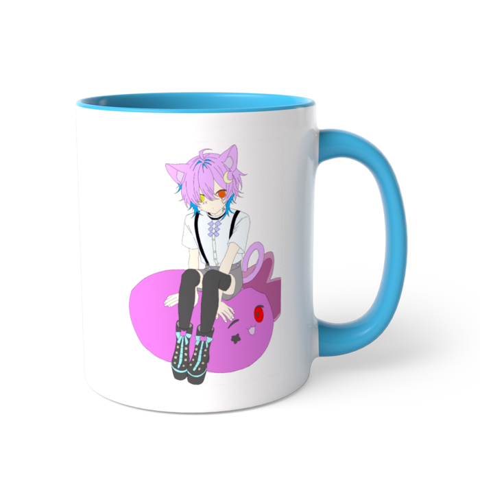 ツートンカラーマグカップ - 直径 8.2cm / 高さ 9.5cm