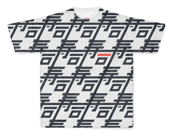 フルグラフィックTシャツ - L - 正面印刷のみ
