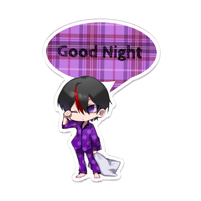 アクリルバッジ - 100 x 100 (mm)