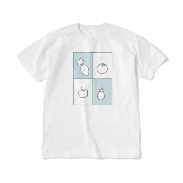 お野菜さんTシャツ２（短納期） - XL - ホワイト