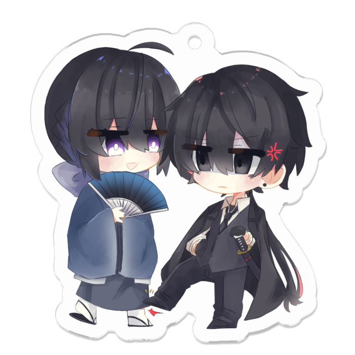 アクリルキーホルダー - 50 x 50 (mm)