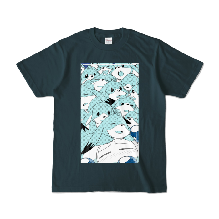 カラーTシャツ - S - デニム (濃色)