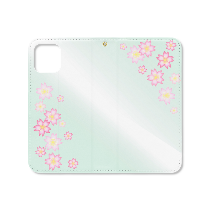 手帳型iPhoneケース(ベルトなし) - iPhone 11 Pro - ストラップ穴 あり