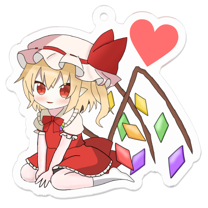 アクリルキーホルダー - 50 x 50 (mm)