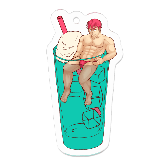 アクリルキーホルダー - 50 x 50 (mm)