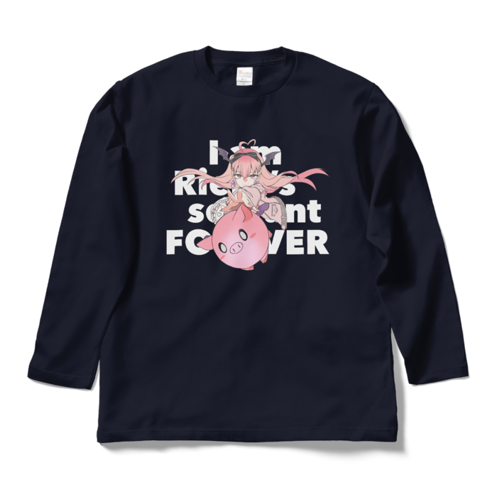ロングスリーブTシャツ - L - ネイビー