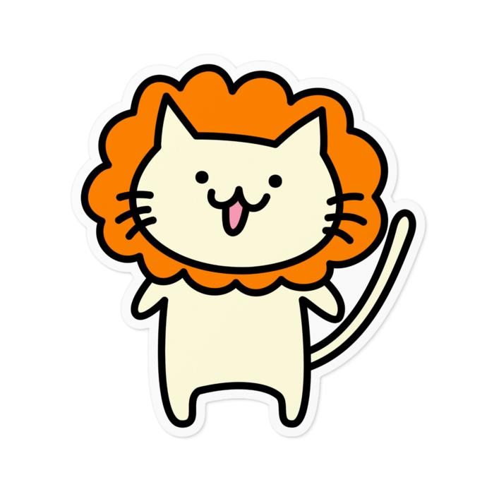 ステッカー - 100 x 100 (mm)