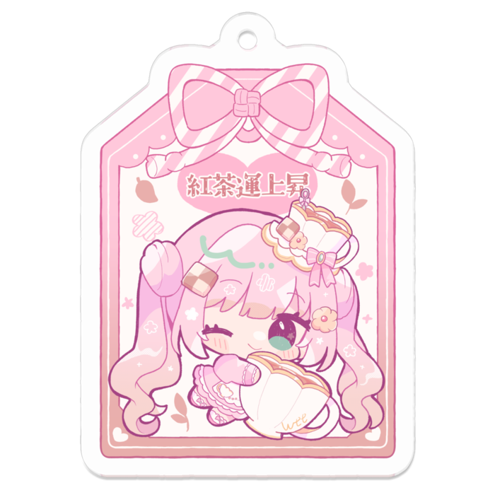 アクリルキーホルダー - 50 x 50 (mm)