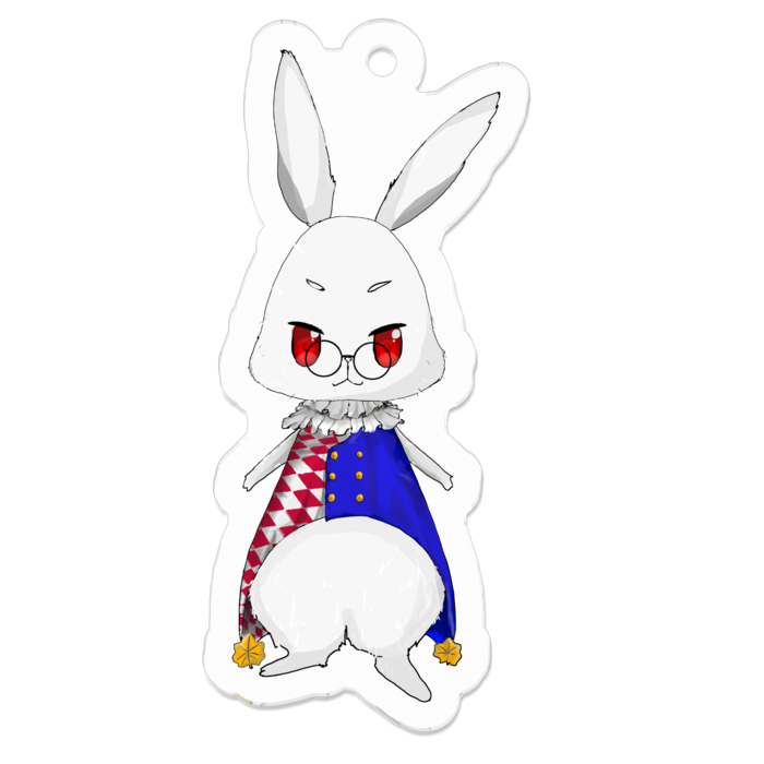 アクリルキーホルダー（コーティング） - 50 x 50 (mm)