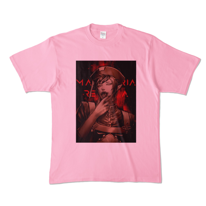 カラーTシャツ - XL - ピーチ (淡色)