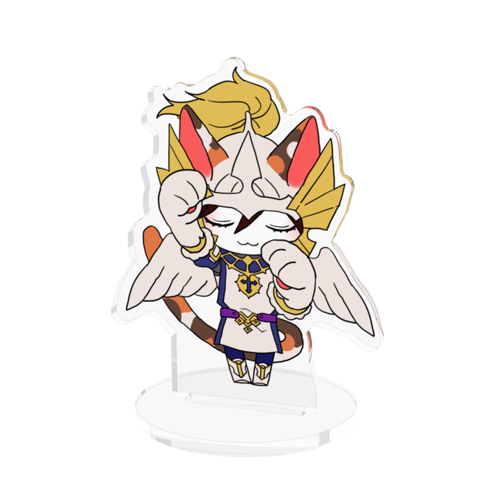 にゃんこアクリルフィギュア ルディ いただきます Booth