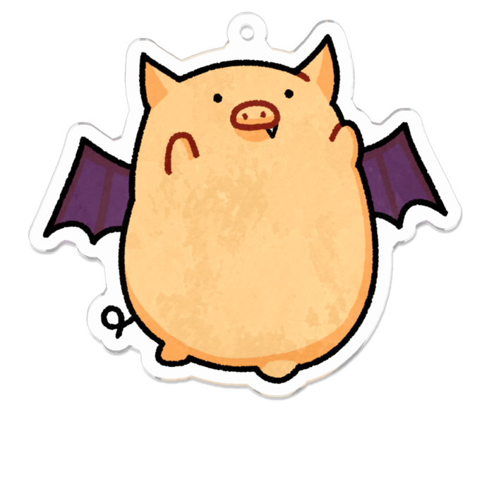 アクリルキーホルダー - 70 x 70 (mm)