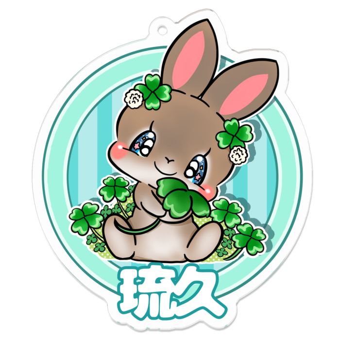 アクリルキーホルダー - 70 x 70 (mm)