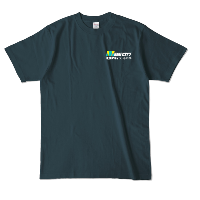 カラーTシャツ - L - デニム (濃色)