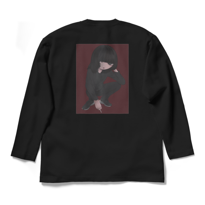 ロングスリーブTシャツ - L - ブラック