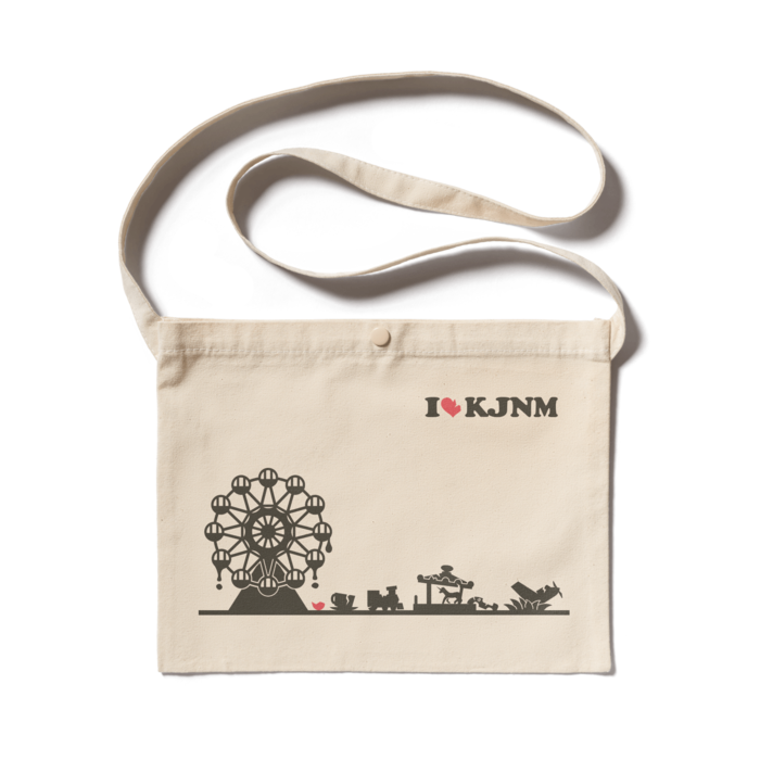 サコッシュ - 300 x 230 (mm)　ナチュラル