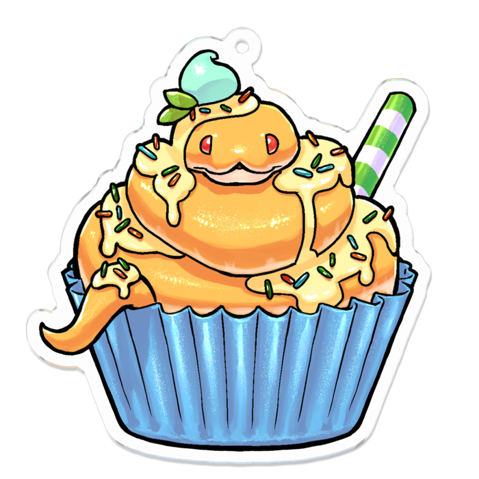 アクリルキーホルダー（コーティング） - 70 x 70 (mm)