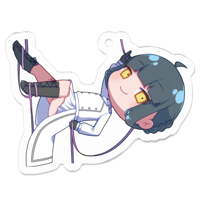 アクリルキーホルダー（コーティング） - 50 x 50 (mm)