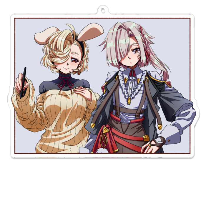 アクリルキーホルダー - 100 x 100 (mm)