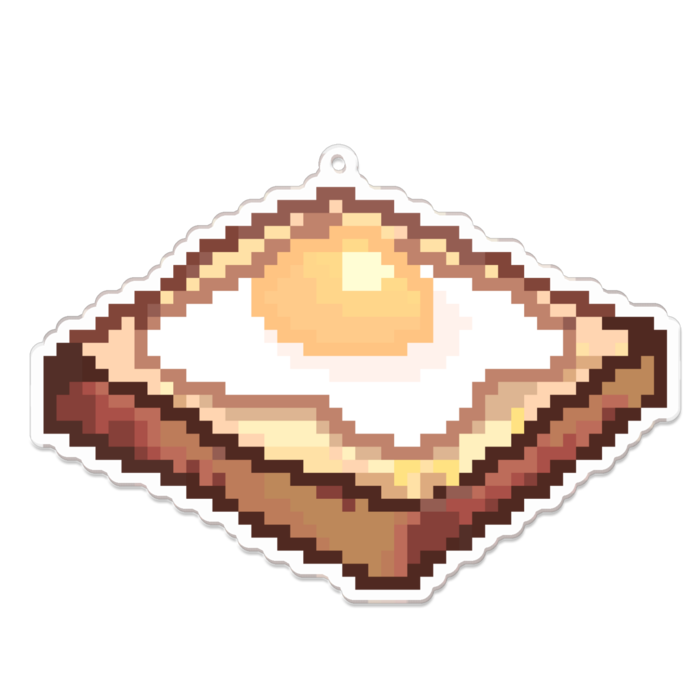 アクリルキーホルダー - 100 x 100 (mm)