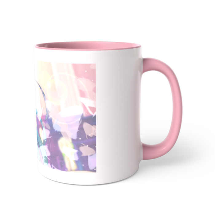 ツートンカラーマグカップ - 直径 8.2cm / 高さ 9.5cm