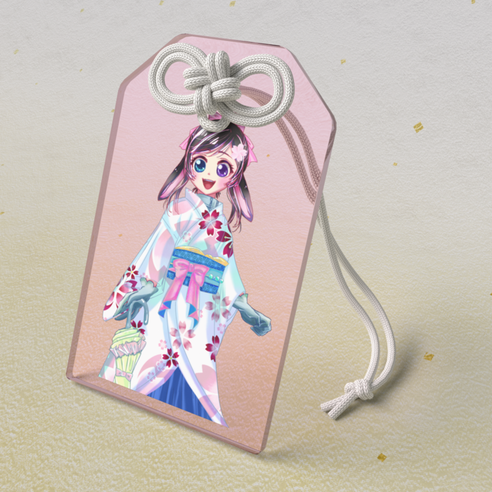 アクリルお守り - 50 × 80mm