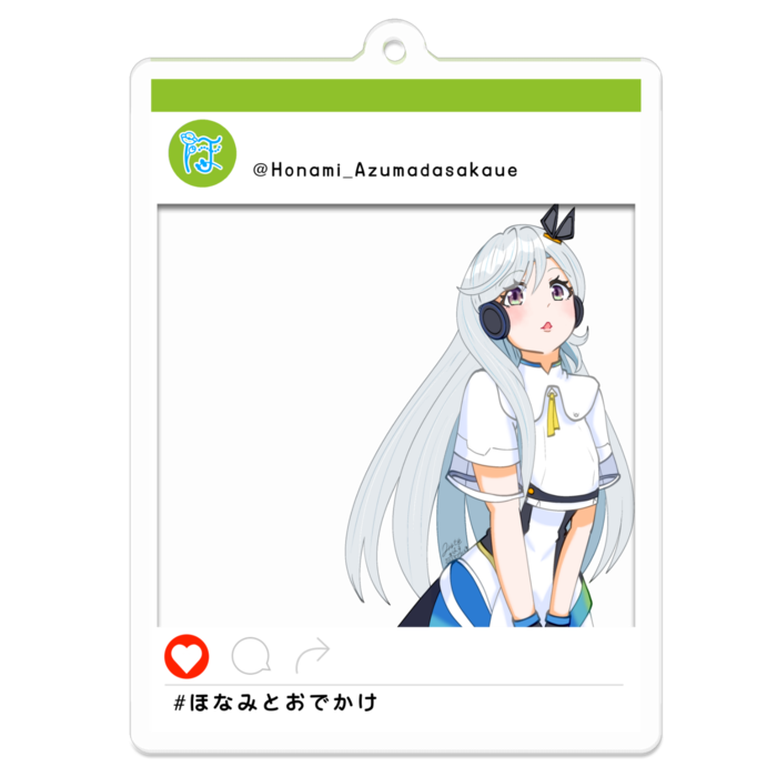 アクリルキーホルダー - 70 x 70 (mm)