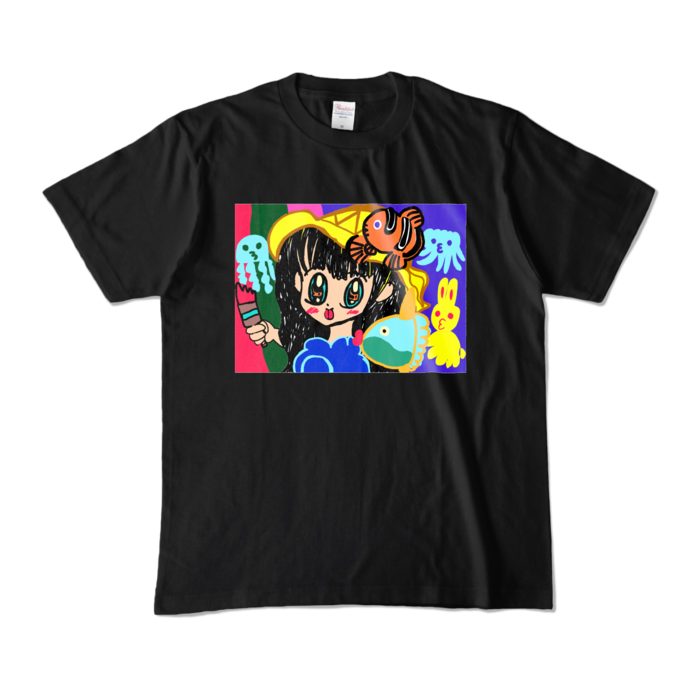 カラーTシャツ - M - ブラック (濃色)