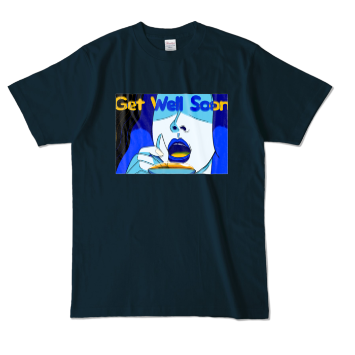 カラーTシャツ - L - ネイビー (濃色)