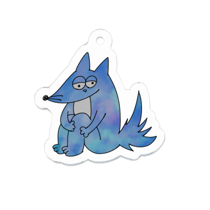 アクリルキーホルダー - 50 x 50 (mm)